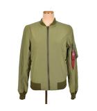 アルファ ALPHA フライトジャケット MA-1 M 緑 グリーン カーキ TA1225-003
