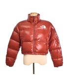 ザノースフェイス THE NORTH FACE NUPTSE SHORT JACKET ヌプシ ショートジャケット ダウンジャケット S 赤 レッド NF0A5GGE