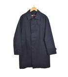 マッキントッシュフィロソフィー MACKINTOSH PHILOSOPHY ダブルクロス ステンカラーコート ライナー付き 38 紺 ネイビー