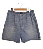 バレンシアガ BALENCIAGA デニム ショートパンツ ショーツ S 水色 ライトブルー ☆AA★