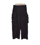 ユリウス JULIUS Gasmask Cargo Pants ガスマスクカーゴパンツ 2 黒 ブラック 879PAM3-BK