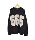 シュプリーム SUPREME ワイズ ヨウジヤマモト Y's by Yohji Yamamoto 25AW 666 ニット セーター L 黒 ブラック ☆AA★