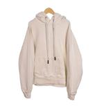 パームエンジェルス PALM ANGELS パッチ ロゴ パーカー フーディー S 白 ホワイト PMBB117S23FLE003