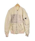ディーゼル DIESEL リバーシブルジャケット ブルゾン MA-1 M アイボリー ☆AA★