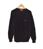 シュプリーム SUPREME Waffle Small Box Logo Sweater ワッフル スモールボックスロゴ ニット セーター S 黒 ブラック