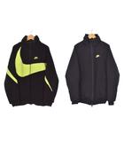 ナイキ NIKE リバーシブル フリース ジャケット ボア XS 黒 ブラック ☆AA★