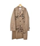セリーヌ CELINE アーティストプリント マックコート トレンチコート 46 ベージュ 2M822460Q