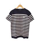 バーバリーブラックレーベル BURBERRY BLACK LABEL ボーダー Tシャツ 2 ホワイト ネイビー 51P28-327-282
