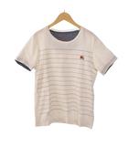 バーバリーブラックレーベル BURBERRY BLACK LABEL 刺繍 Tシャツ 2 ホワイト 白 D1P28-527-022