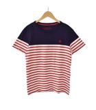 バーバリーブラックレーベル BURBERRY BLACK LABEL ボーダー 刺繍  Tシャツ 2 マルチカラー D1P39-738-292