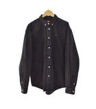 25SS Small Box Denim Shirt スモールボックスロゴ デニムシャツ 長袖 M 黒 ブラック
