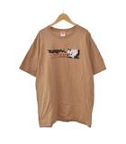 25SS Zoo York Dynasty Tee Tシャツ 半袖 ロゴ プリント L ベージュ