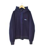 アンダーカバー UNDERCOVER フリース パーカー フーディー プルオーバー 3 紺 ネイビー UCV4812 ☆AA★