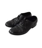 ボッテガヴェネタ BOTTEGA VENETA ビジネスシューズ 靴 編み上げ パンチング レースアップ 41 1/2 黒 ブラック