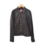 ザレターズ The Letters 19SS Western Work Jacket ウェスタンワークジャケット レザー 羊革 S 黒 ブラック SS19-LJ002 ☆AA★