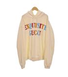 グッチ GUCCI パーカー フーディー ロゴ プリント L アイボリー 700120 ☆AA★