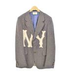 ニューヨークヤンキース NEW YORK YANKEES テーラードジャケット 2B 7-54R 茶 ブラウン 541123 ☆AA★