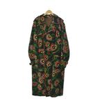ケンスコット Ken Scott トレンチコート ロング 花柄 48 緑 グリーン 643978 ☆AA★