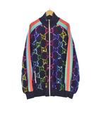 スパンコール GG柄 トラックジャケット ブルゾン M 紺 ネイビー 546393 ☆AA★