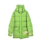 グッチ GUCCI ザ ノースフェイス THE NORTH FACE 21AW ダウンジャケット フード S 緑 グリーン 663751 ☆AA★