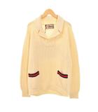 22SS シェリーライン ニット セーター タイガー刺繡 M アイボリー 686071 ☆AA★