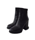 サカイ sacai ショートブーツ サイドゴア プレーントゥ 38 黒 ブラック