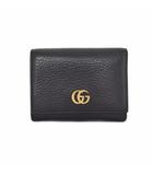 グッチ GUCCI プチマーモント 折り財布 ミニウォレット レザー 黒 ブラック 474746 ☆AA★