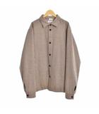 ジルサンダー JIL SANDER 18AW チェック柄 シャツ ジャケット 長袖 48 茶 ブラウン JSMN400136