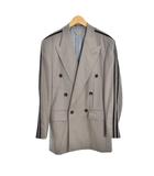 グッチ GUCCI アディダス adidas サイドライン テーラードジャケット ブレザー 44 グレー 720173 ☆AA★