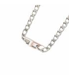 Dロゴ チェーン ネックレス アクセサリー シルバー