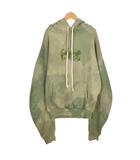 カタリスト CVTVLIST 3D LOGO USUAL HOODIE パーカー フーディー ロゴ刺繍 ダメージ加工 緑 グリーン ☆AA★