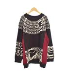 ユウキハシモト YUKI HASHIMOTO INSIDEOUT WAREHOUSE PATTERN JUMPER ニット セーター 46 茶 ブラウン 212-01-0502