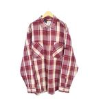 ミスターハリウッド N.HOOLYWOOD BIG MAC 22SS ネルシャツ 長袖 チェック XL 赤 レッド 2221-SH20-011