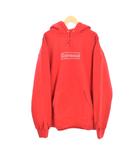 シュプリーム SUPREME カウズ KAWS 21SS Chalk Logo Hooded Sweatshirt パーカー フーディー ロゴ L 赤 レッド ☆AA★