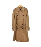 ハイク HYKE トレンチコート ダブルブレスト センターベント ベルト付き ライナー付き 無地 ミドル丈 1 ベージュ 182-17005 022