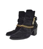 アミリ AMIRI SUEDE JODHPUR CHAIN BOOT スエード ジョッパー チェーンブーツ 42 黒 ブラック W0F20507SU ☆AA★