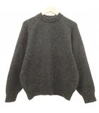  everyone エブリワン low gauge speckled クルーネック ニット セーター S 黒 ブラック EV23-KT03