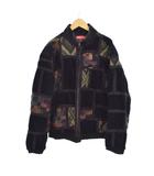 18FW Corduroy Patchwork Denim Jacket コーデュロイ パッチワーク デニムジャケット ブルゾン S 黒 ブラック