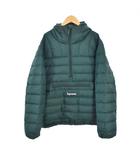 25FW Micro Down Half Zip Hooded ダウンジャケット ハーフジップ S 緑 グリーン