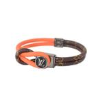 ルイヴィトン LOUIS VUITTON ブラスレ ループ イット ブレスレット バングル 茶 ブラウン オレンジ M8091 ☆AA★