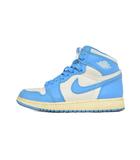 ナイキ NIKE GS Air Jordan 1 High OG UNC Reimagined エアジョーダン1 ハイ リイマジンド キッズ スニーカー US6.5Y 水色 ライトブルー FD1437-402 ☆AA★