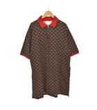 グッチ GUCCI GGスター ポロシャツ 半袖 XL 黒 ブラック 575222 ☆AA★