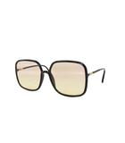 クリスチャンディオール Christian Dior サングラス スクエアフレーム アイウェア 黒 ブラック ☆AA★