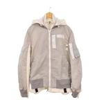 ナイキ NIKE AS Womens NRG LAYERED JKT レイヤードジャケット ブルゾン S グレー CZ4678-097 ☆AA★