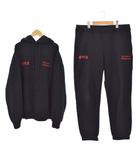 ザエンノイプロフェッショナル The ennoy Professional ネットフリックス Netflix セットアップ パーカー フーディー スウェットパンツ 黒 ブラック AW23BRENCT02NTL AW23BRENPT06NTL