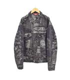 シュプリーム SUPREME 23SS Archive Denim Jacquard Trucker Jacket アーカイブ デニム ジャガートラッカージャケット ブルゾン L 黒 ブラック