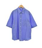 オーラリー AURALEE 25SS SUVIN HIGH COUNT CLOTH STRIPE HALF SLEEVED SHIRT シャツ 半袖 ストライプ 3 青 ブルー A25SS02SS