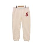 シュプリーム SUPREME 20FW S Logo Sweatpant Sロゴ スウェットパンツ ジョガーパンツ L 白 ホワイト