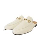 グッチ GUCCI プリンスタウン ミュール レザー 36 白 ホワイト 423513 ☆AA★