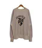 チャンピオン CHAMPION REVERSE WEAVE リバースウィーブ トレーナー スウェット クルーネック プルオーバー FENWICKプリント フロントデザイン ダメージ 灰色 グレー 黒 ブラック